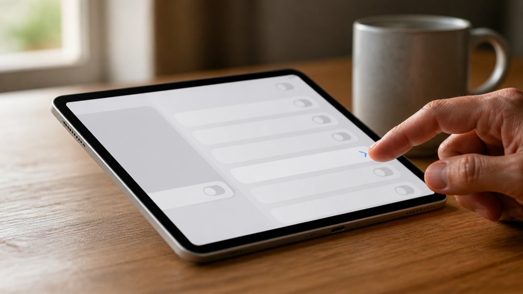 Ustawienie automatycznej blokady w interfejsie iPadOS